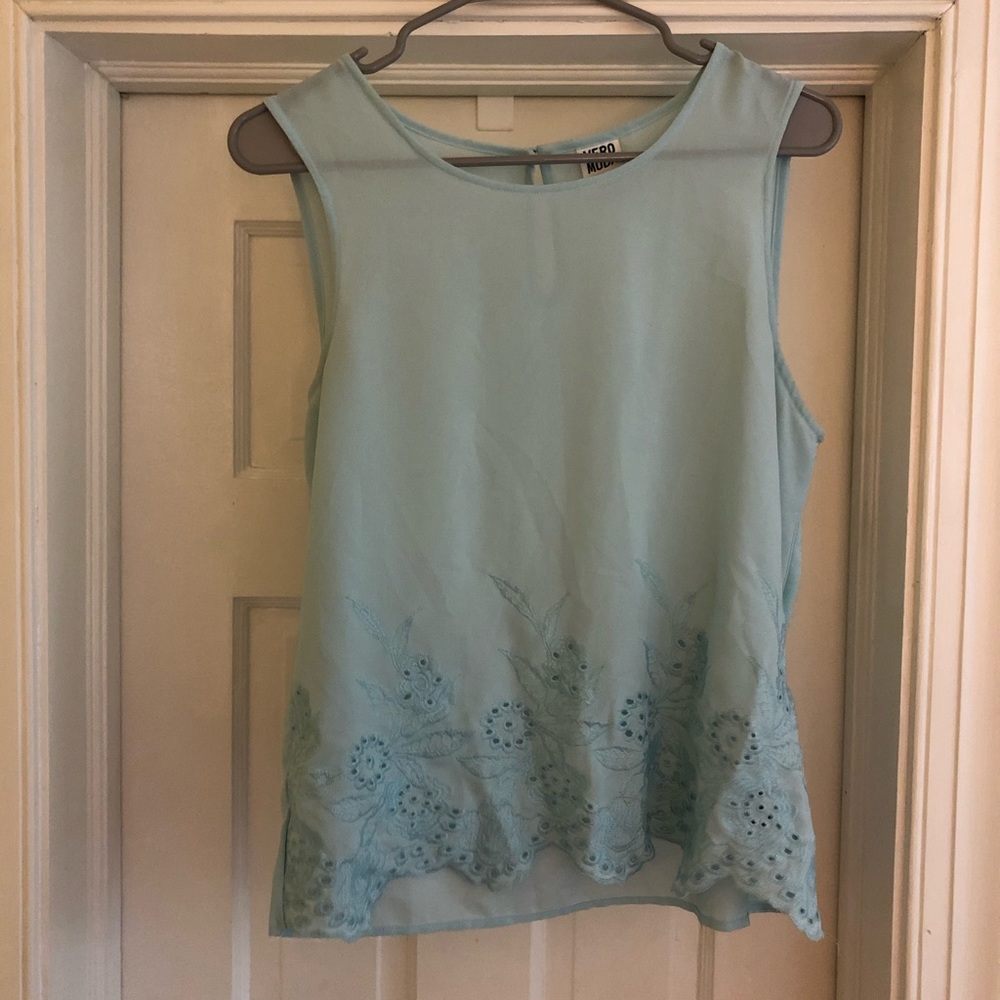 Light blue tank top